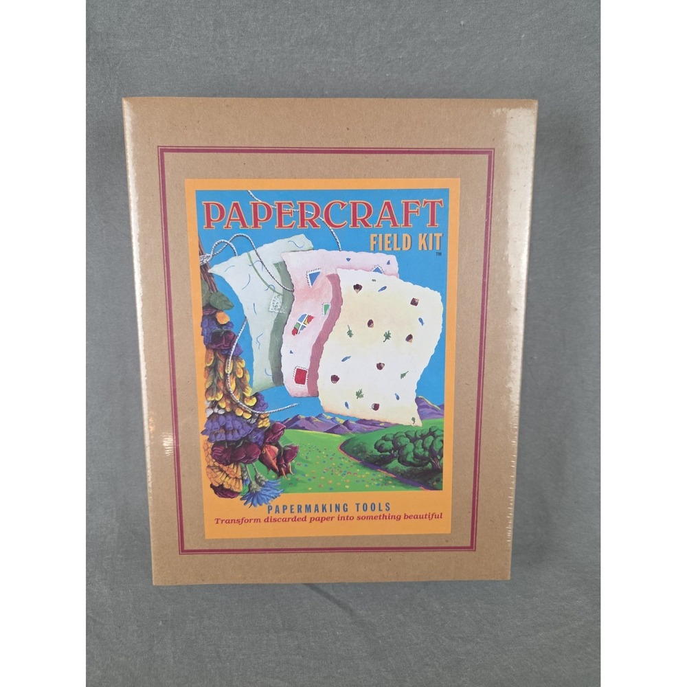 Vintage 1995 PaperCraft Field Kit Paper Making Tools Kit NEW